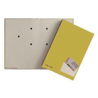 Pagna® Unterschriftsmappe - 20 Fächer, PP kaschiert, gelb