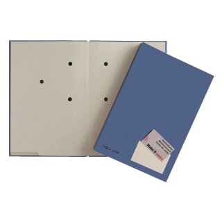 Pagna® Unterschriftsmappe - 20 Fächer, PP kaschiert, blau