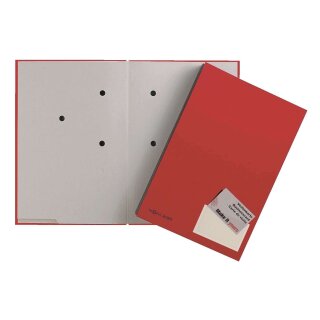 Pagna® Unterschriftsmappe - 20 Fächer, PP kaschiert, rot