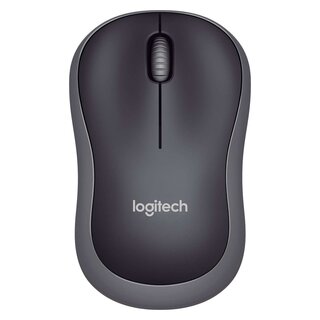 Logitech Maus M185 Wireless Optisch - grau