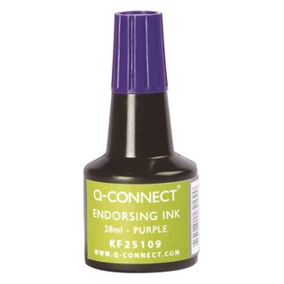 Q-Connect Stempelfarbe - ohne Öl, violett