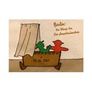 Postkarte Postmann Wiege/Geher/Steher