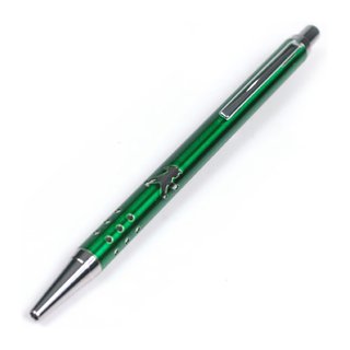 Kugelschreiber "Sekretär" metallic grün Geher Ampelmann