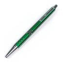 Kugelschreiber Sekretär metallic grün Geher Ampelmann