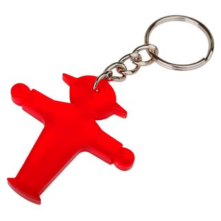 Ampelmann Schlüsselanhänger "Schlüsselmann" Steher rot