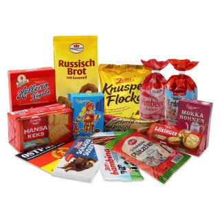 Ostpaket Süße Verführung klein mit 13 Produkten