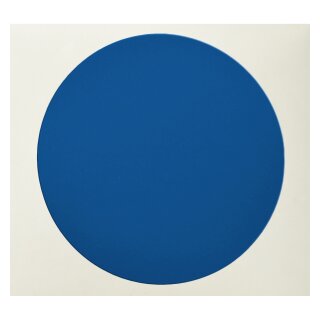 Markierungspunkte Blanko, Blau, Folie, Ø 75 mm, 500 Stück/Pack