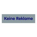 Türhinweisschild "Keine Reklame"...