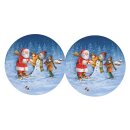 3er Set Weihnachtskugeln zum Befüllen Ø 8 cm "Weihnachtsspaß"