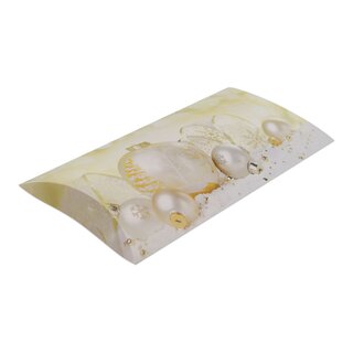 Kissenverpackung Weihnachten Kugeln Größe (L x B x H) ca. 21,5 x 11,5 x 3 cm
