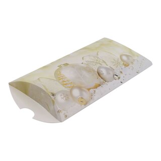 Kissenverpackung Geschenkbox Weihnachten – 5 Stück, Stern-Design, Ca. 15x9,5x3 Cm, 300g Karton