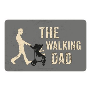 Schneidebrett mit Druckmotiv "Walking Dad"