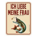 Magnet Türmagnet "Liebe meine Frau Angeln"...