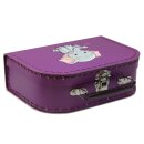 Kinderkoffer 16 cm violett mit Elefant