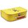 Kinderkoffer 16 cm gelb mit Elch, Federn und Wunschtext