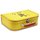 Kinderkoffer 45 cm gelb mit Elch, Federn und Wunschtext