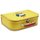 Kinderkoffer 30 cm gelb mit Eule und Federn
