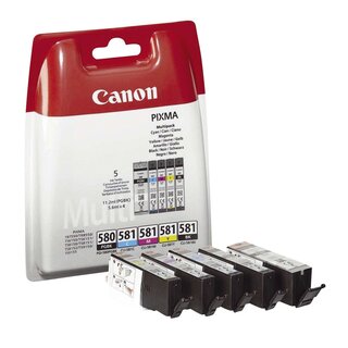 Canon Multi Pack PGI-580PGBK/CLI-581 5ST 2078C005