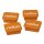nobo® Magnet - eckig, 18 x 22 mm, orange, 4 Stück 1905327