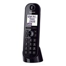 Panasonic Telefon KX-TGQ200GB - schnurloses, schwarz