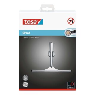 tesa® Duschabzieher - chrom/weiß 40345-00000-00