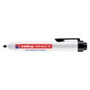 Edding Permanentmarker Retract 11 - 1,5 - 3 mm, schwarz...