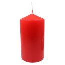Stumpenkerze rot, (Ø x H) ca. 70 x 130 mm einzeln...