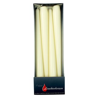 Spitzkerzen ecru, ca. 22 x 240 mm, 4 Stück/Pack