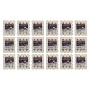 18er Pack Pyramidenteelichte mit Alu-Hülle (18 x 40...