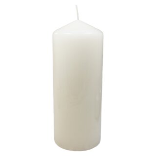 20er Pack Stumpenkerze champagner, (Ø x H) ca. 60 x 150 mm, 20 Stück