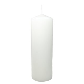 20er Pack Stumpenkerze weiß, (Ø x H) ca. 60 x 180 mm, 20 Stück