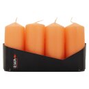 12er Pack Stumpenkerzen peach Größe (Ø...