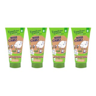 4er Pack Dreckspatz Duschbad & Shampoo "Werde stark!" 4 x 200 ml