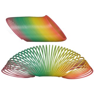 Kunststoffspirale Regenbogen, nachleuchtend