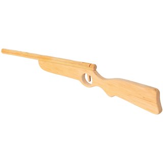 Holzgewehr mit Gummiband 