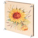 Riesen-Blumenpresse bunt 30 x 30 cm