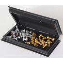 Schachkassette magnetisch schwarz
