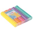 Pastell-Knet 200 g, 5 Rollen farbig