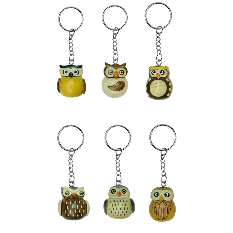 Eulen-Schlüsselanhänger Mit Glitzer – Deko Für Schlüssel, Handy & Tasche