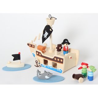 Piratenschiff 10-teilig
