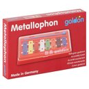 Metallophon - 8 bunte Klangplatten in Klarsichtbox