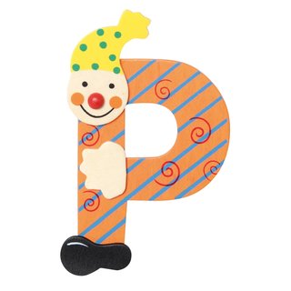 Buchstabe Clown P