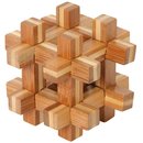 Bambus-Puzzle Kugel im Käfig