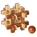 Bambus-Puzzle Kugel im Käfig