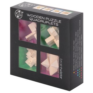 Wooden Puzzle Quadruplets