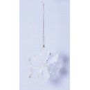 Kristall-Schneeflocke 90 mm