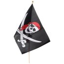 Piraten-Stockflagge (Säbel)
