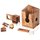 Holz-Flaschenpuzzle braun