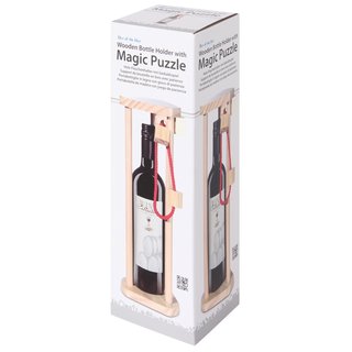 Holz-Flaschenpuzzle Magic Poles