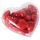 Glas-Herzen klein rot, 24-tlg. in Herzbox